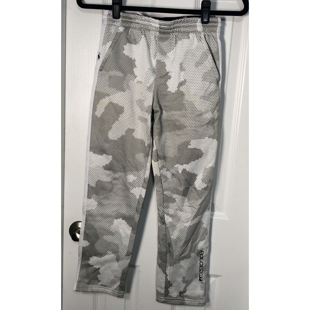 Polo Sport by Ralph Lauren Boys White Digital Winter‎ Camo Jogger Pants Size M